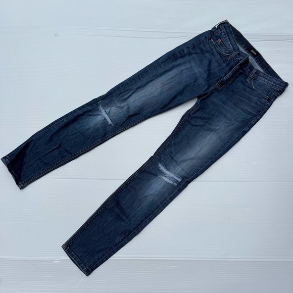 Hudson Nico Super Skinny Midrise Jeans Dark Blue Skinny Jeans - Picture 2 of 10